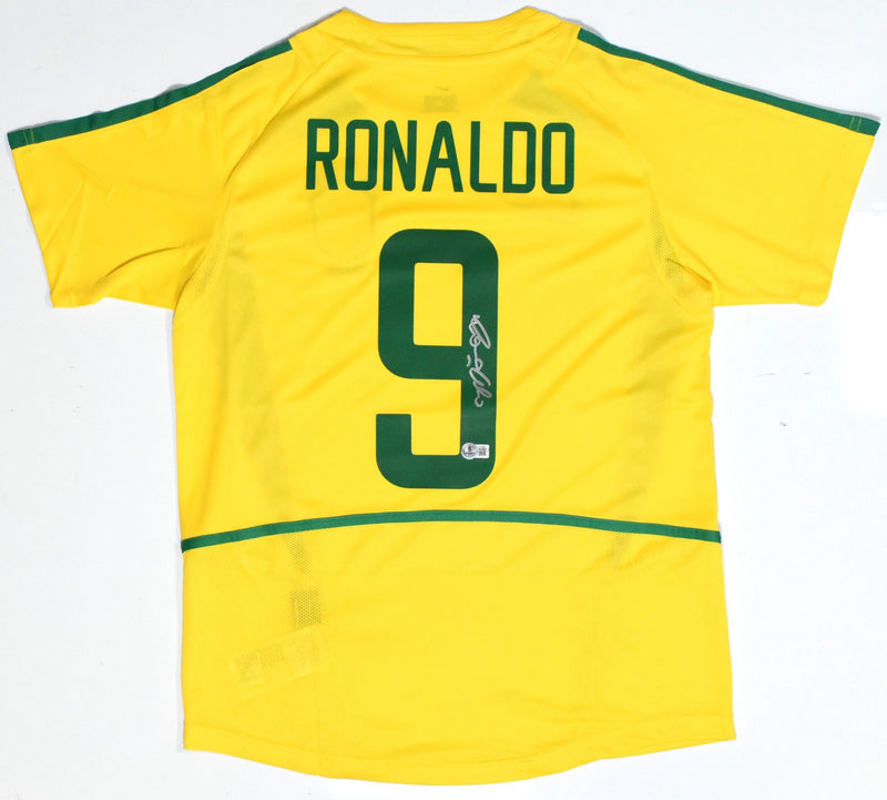 Ronaldo Signed Brazil National Team Home Jersey