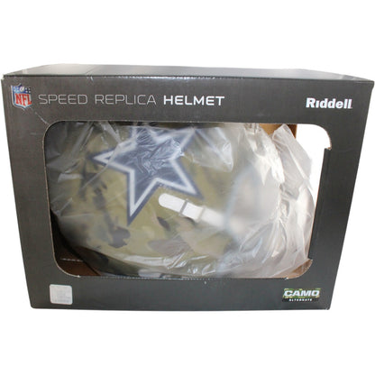 Dak Prescott Dallas Cowboys Signed Full Size Replica Camo Helmet