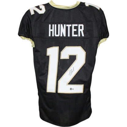 Travis Hunter Autographed Custom College Style Jersey (Beckett Witnessed)