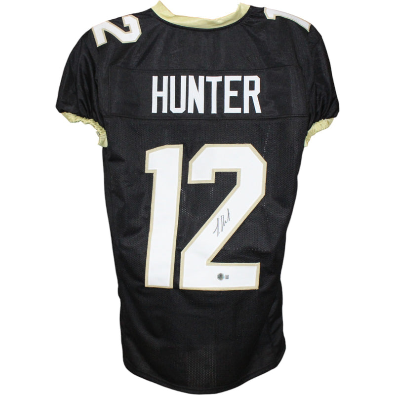 Travis Hunter Autographed Custom College Style Jersey (Beckett Witnessed)