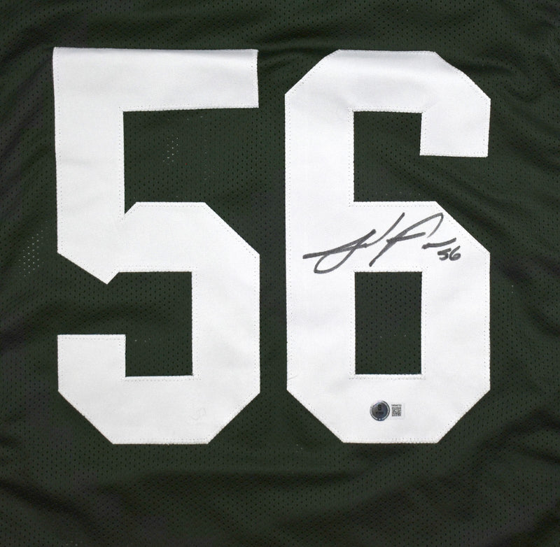 Julius Peppers Autographed Green Custom Jersey