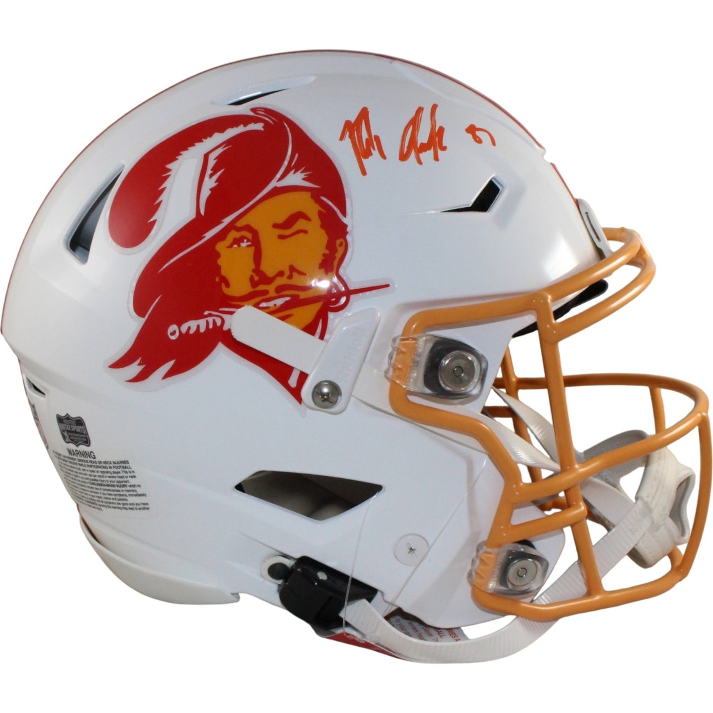 Rob Gronkowski Tampa Bay Buccaneers Signed Throwback SpeedFlex Helmet