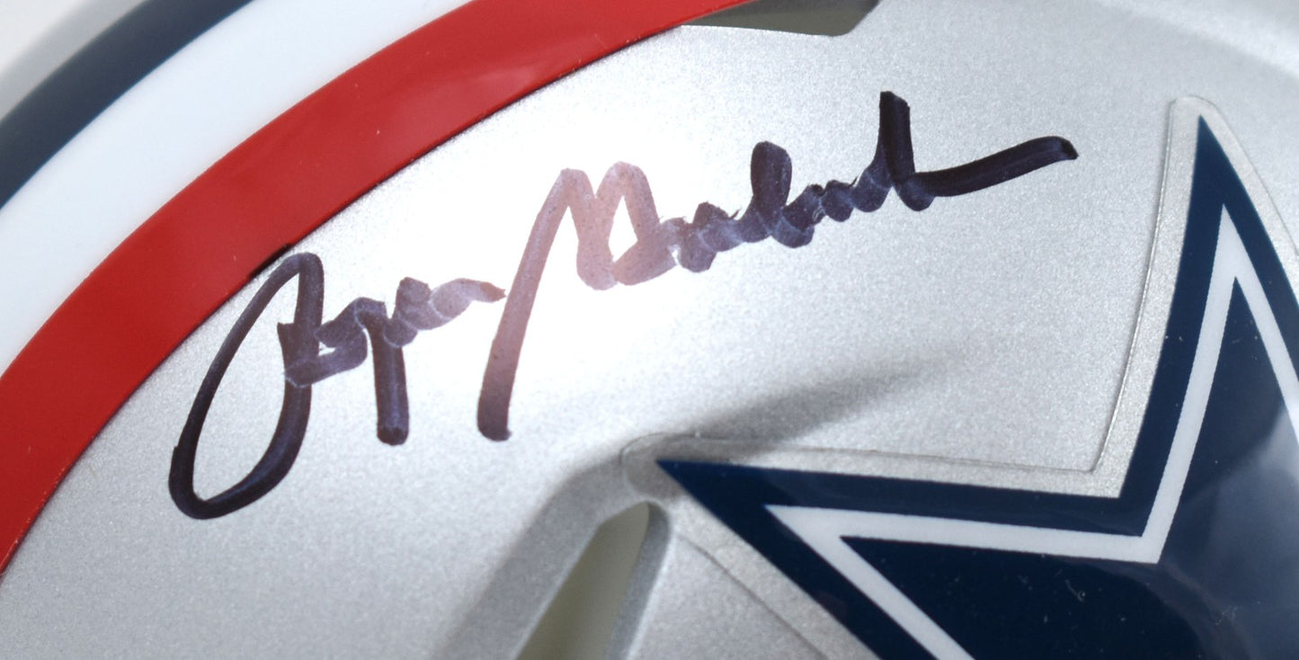 Roger Staubach Autographed Dallas Cowboys 1976 Throwback Mini Helmet