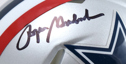 Roger Staubach Autographed Dallas Cowboys 1976 Throwback Mini Helmet