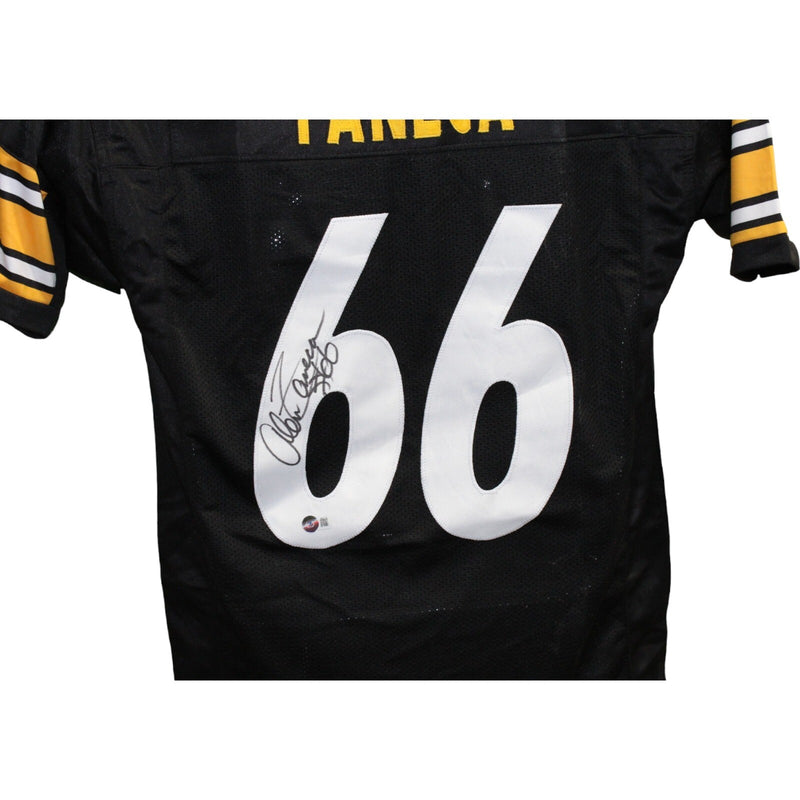 Alan Faneca Signed Pittsburgh Steelers Style Custom Football Jersey Beckett