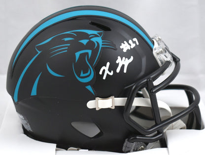 Xavier Legette Signed Carolina Panthers Alternate Mini Helmet