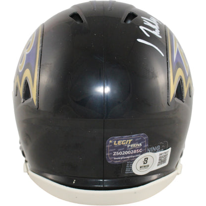 Isiah Likely Baltimore Ravens Autographed Mini Helmet