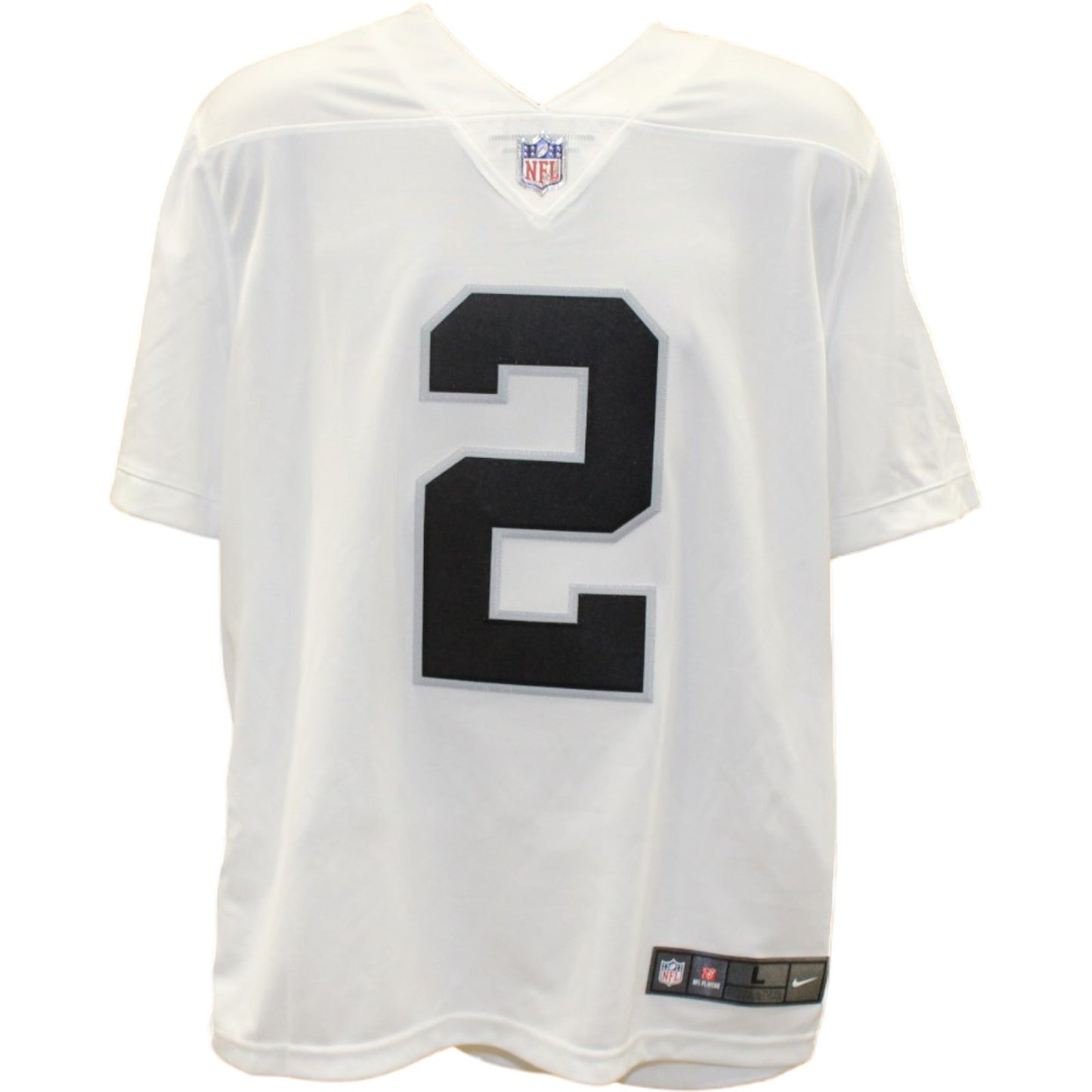 Ashton Jeanty Signed Las Vegas Raiders White Nike Jersey
