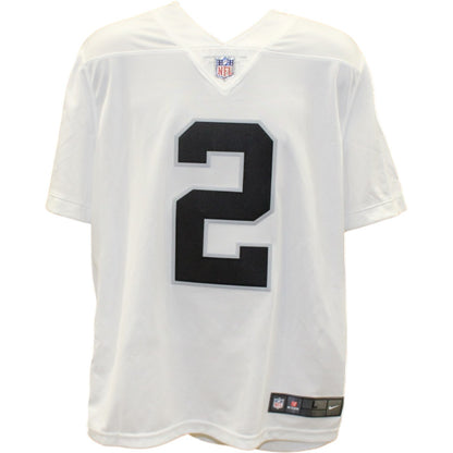 Ashton Jeanty Signed Las Vegas Raiders White Nike Jersey