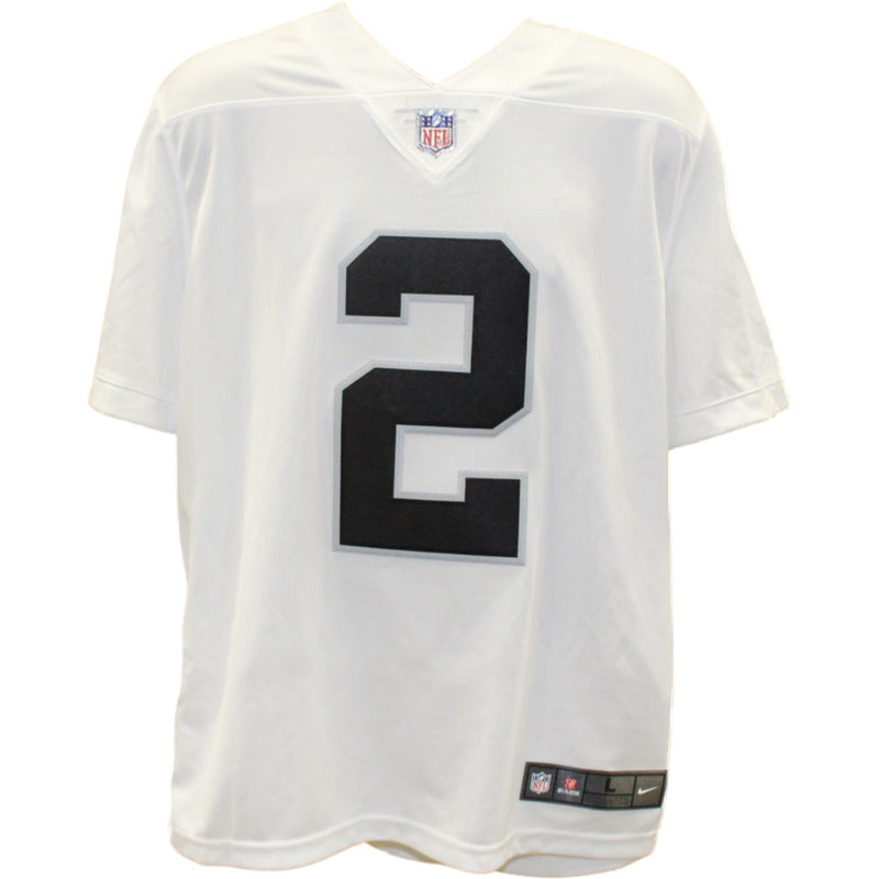 Ashton Jeanty Signed Las Vegas Raiders White Nike Jersey
