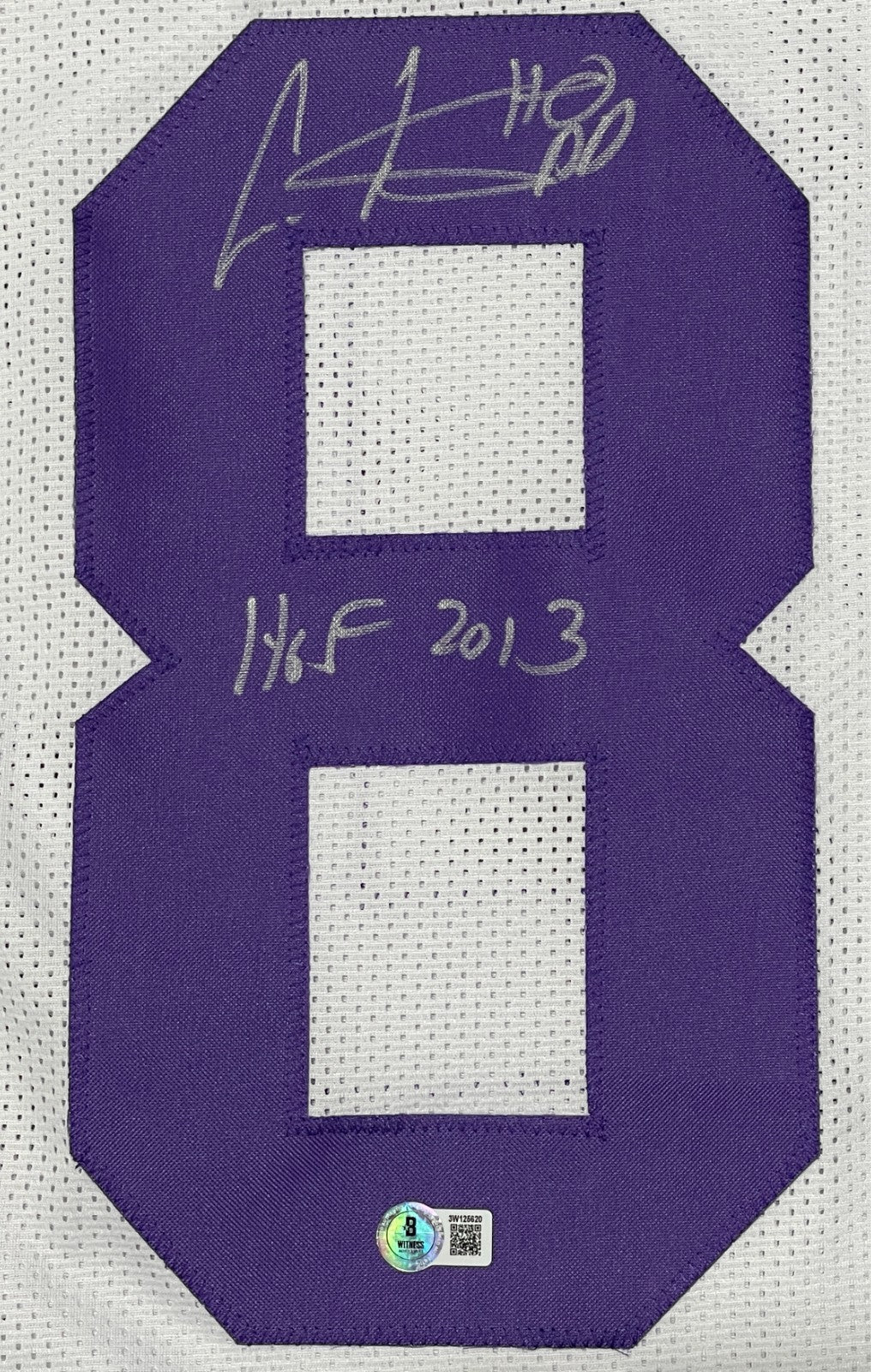 Cris Carter Autographed Minnesota Vikings Custom Jersey (HOF 2013)