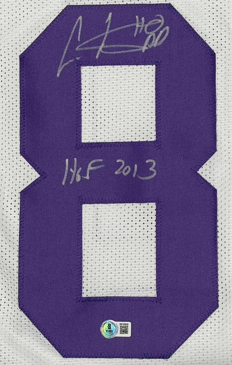 Cris Carter Autographed Minnesota Vikings Custom Jersey (HOF 2013)
