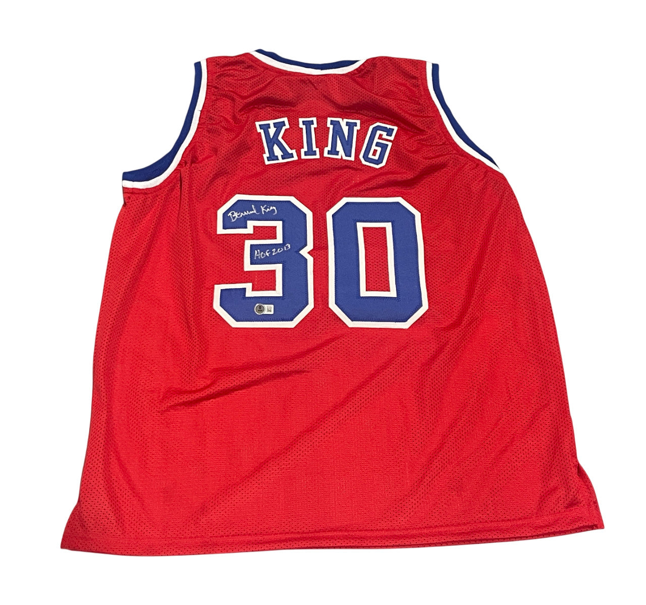 Bernard King Signed Washington Bullets Custom Basketball Jersey (Beckett COA)