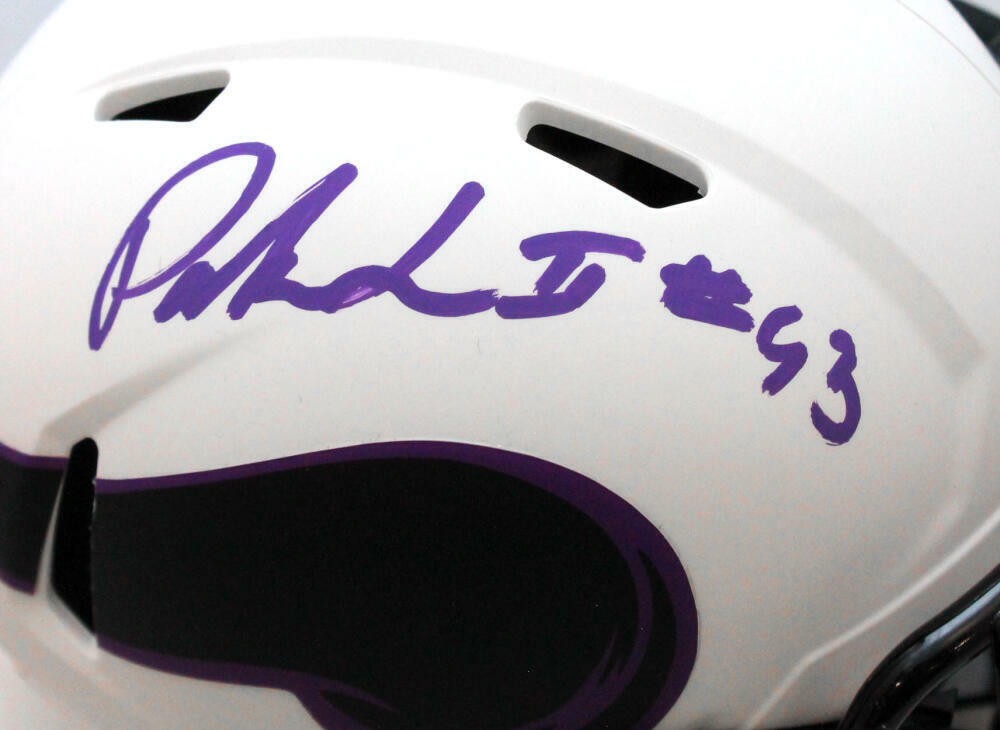 Patrick Jones Autographed Minnesota Vikings Lunar Speed Mini Helmet