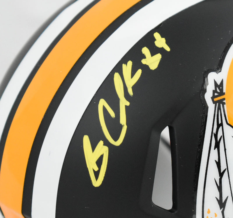 Gary Clark Signed Washington Flat Black Speed Mini Helmet