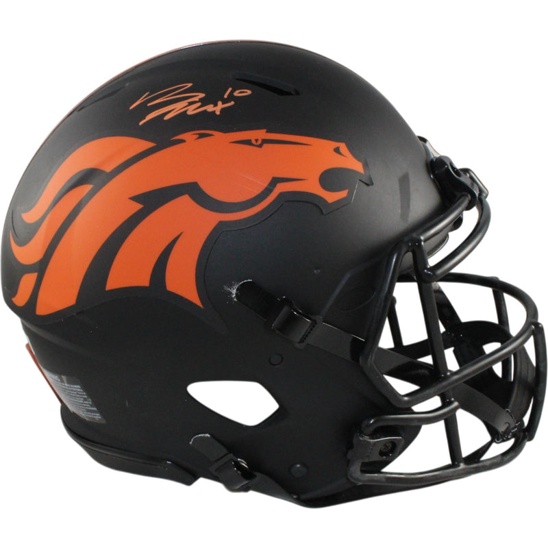 Bo Nix Denver Broncos Autographed Authentic Eclipse Full Size Helmet
