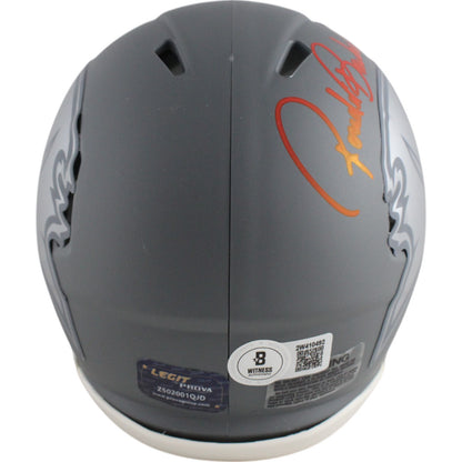 Ronde Barber Tampa Bay Buccaneers Autographed Slate Mini Helmet