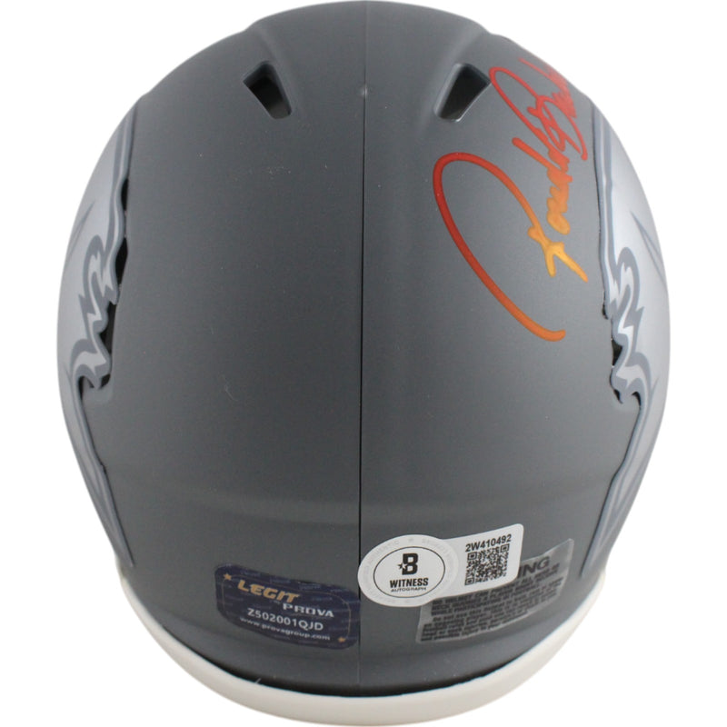 Ronde Barber Tampa Bay Buccaneers Autographed Slate Mini Helmet