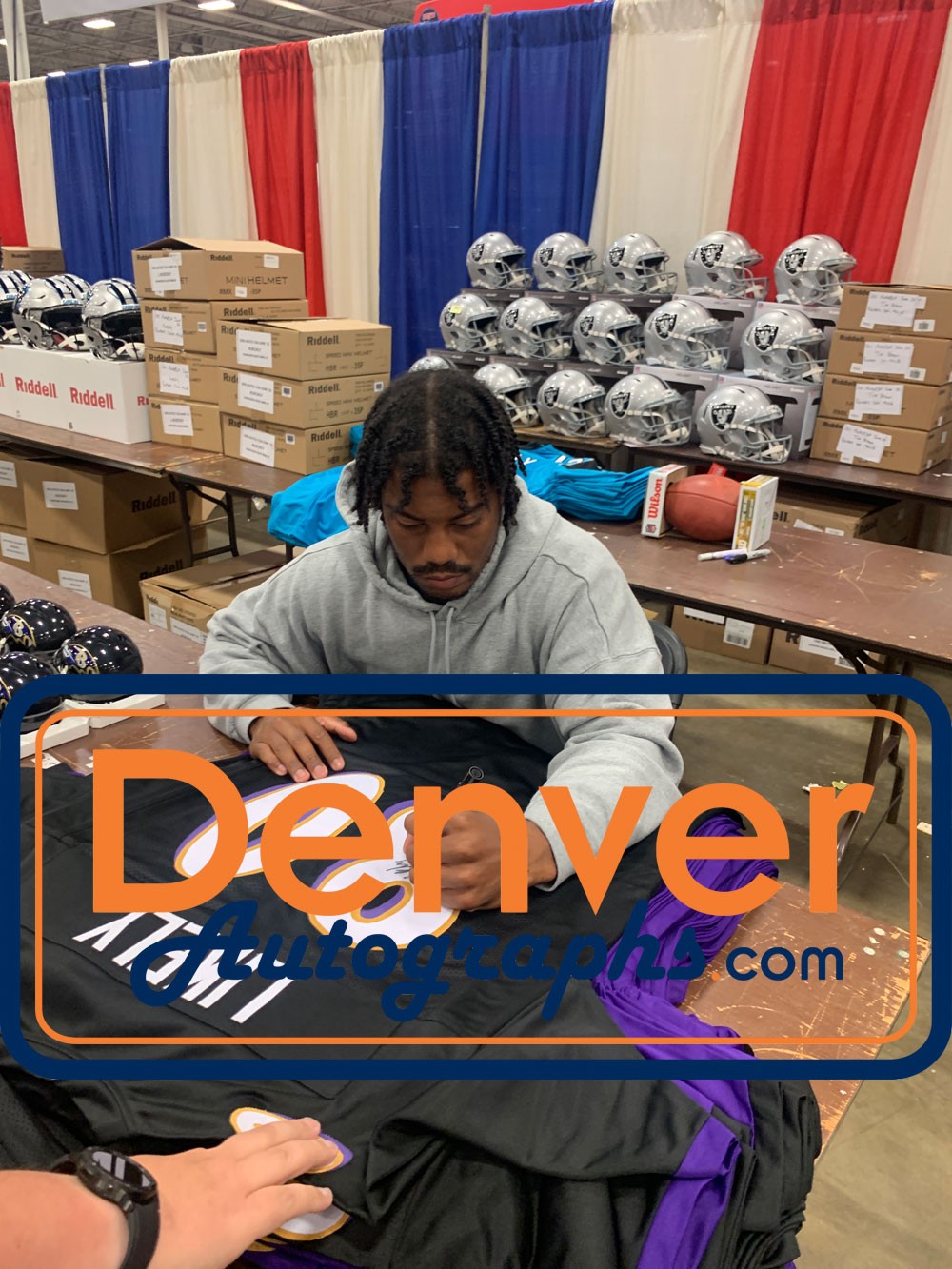 Isiah Likely Autographed Pro Style Custom Football Jersey