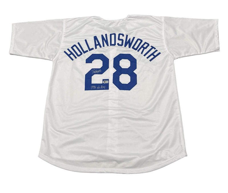 Todd Hollandsworth Signed LA Dodgers Custom Jersey (96 NL ROY)