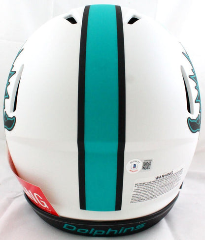 Mike Gesicki Signed Miami Dolphins Lunar Speed Authentic Full Size Helmet