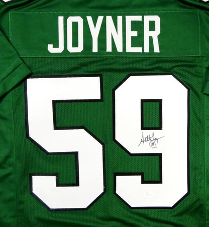 Seth Joyner Autographed Philadelphia Eagles Style Green Custom Jersey