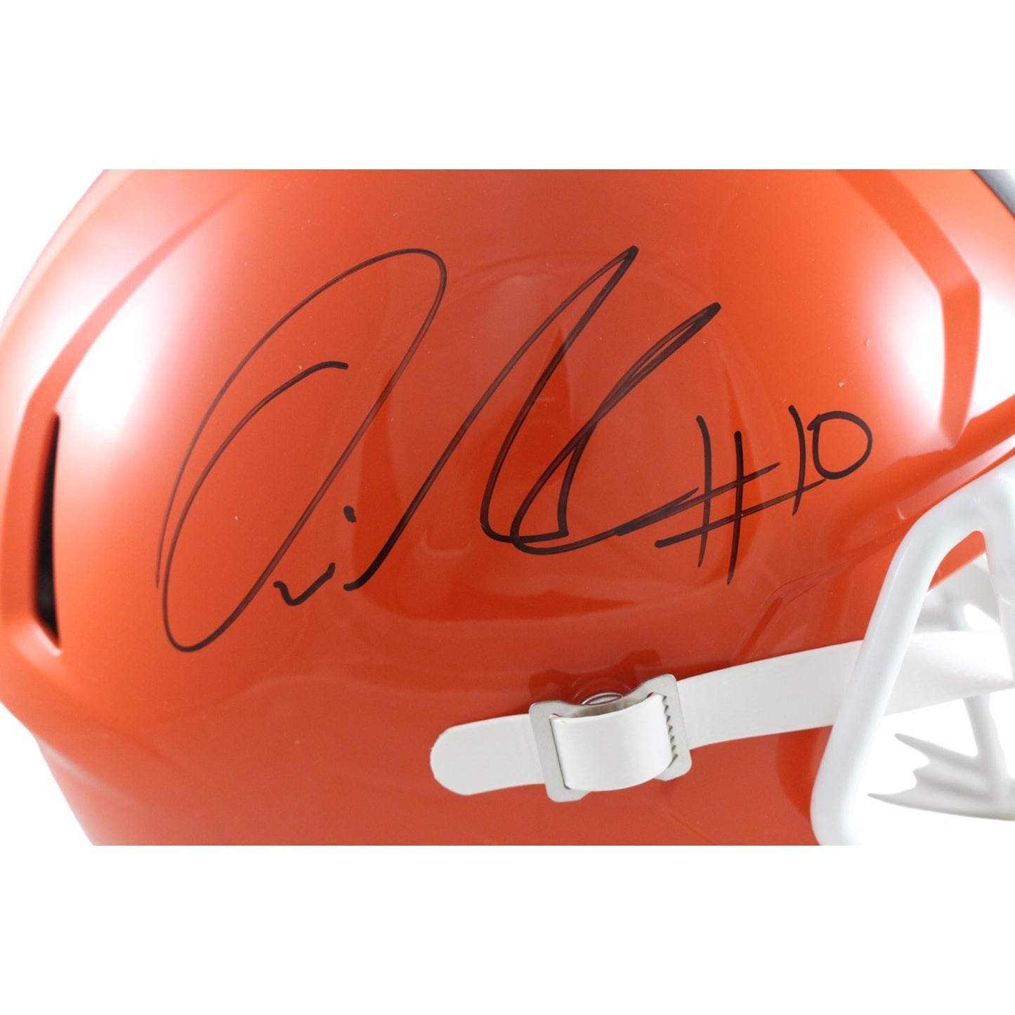 Quinshon Judkins Cleveland Browns Autographed Full Size Replica Helmet