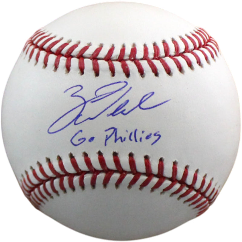 Zack Wheeler Philadelphia Phillies Autographed City Connect Baseball