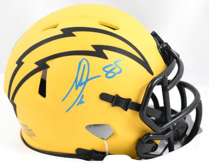 Antonio Gates Signed Los Angeles Chargers Rave Speed Mini Helmet