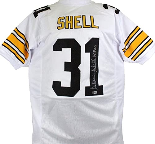 Donnie Shell Autographed Pittsburgh Steelers White Custom Jersey