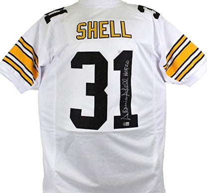Donnie Shell Autographed Pittsburgh Steelers White Custom Jersey