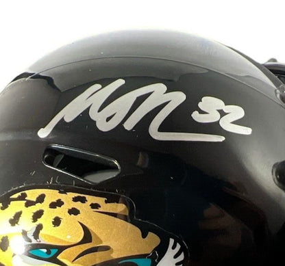 Maurice Jones-Drew Signed Jacksonville Jaguars Speed Mini Helmet (BAS)