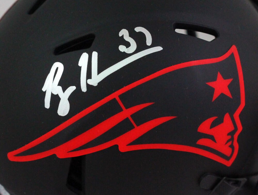 Rodney Harrison Signed New England Patriots Eclipse Mini Helmet