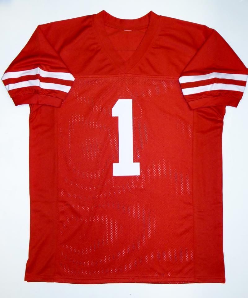 Greg Ward Autographed Red Custom Football Jersey