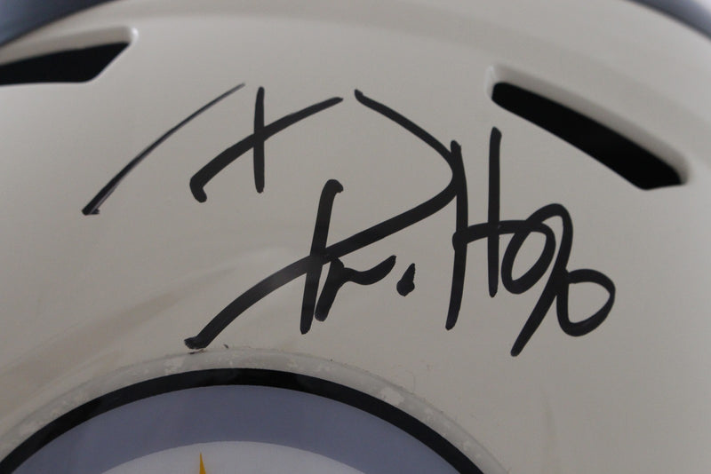TJ Watt Signed Pittsburgh Steelers Full Size Retro Replica Helmet