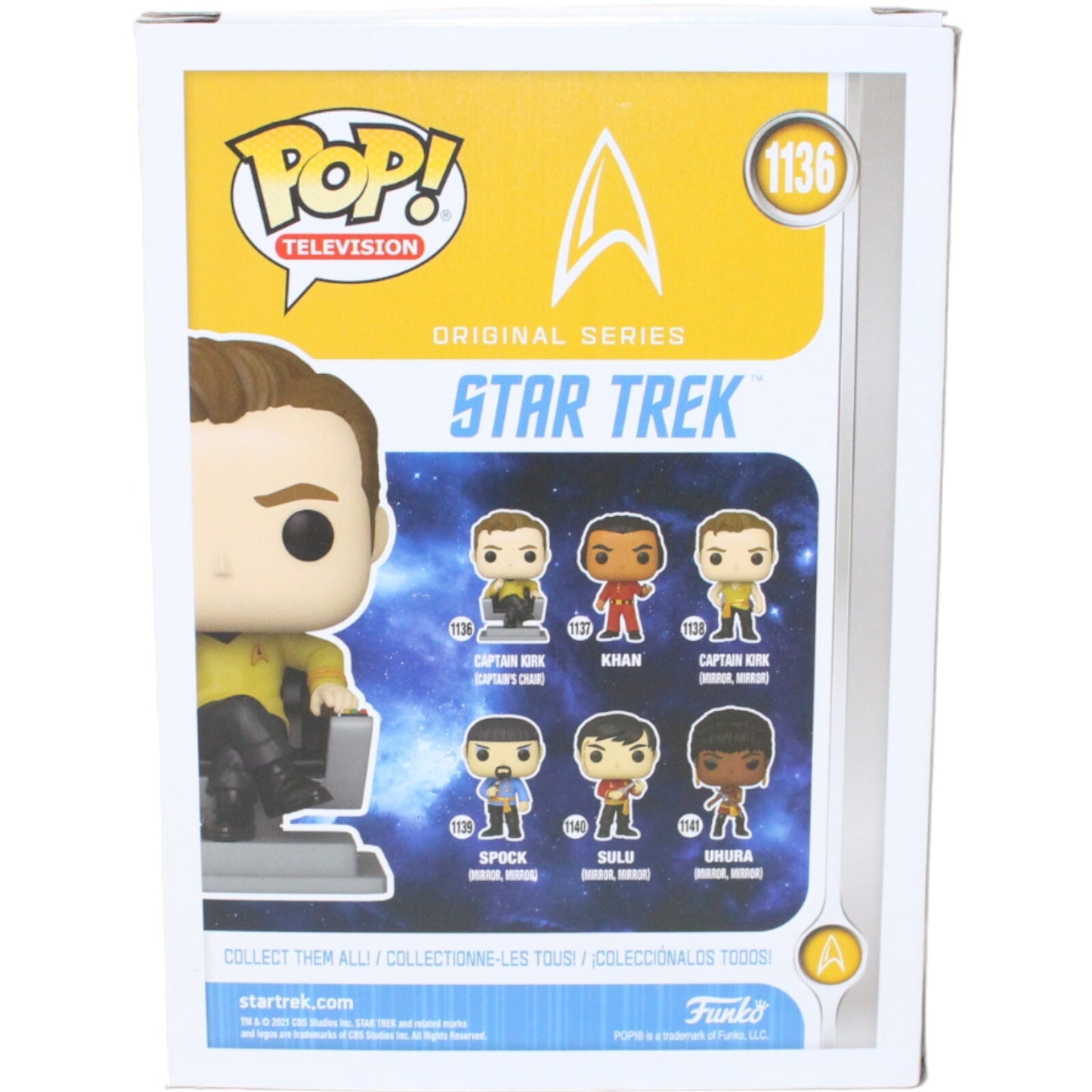 William Shatner Autographed Captain Kirk Star Trek Funko Pop! #1136