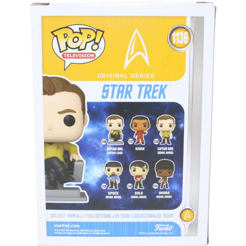 William Shatner Autographed Captain Kirk Star Trek Funko Pop! #1136