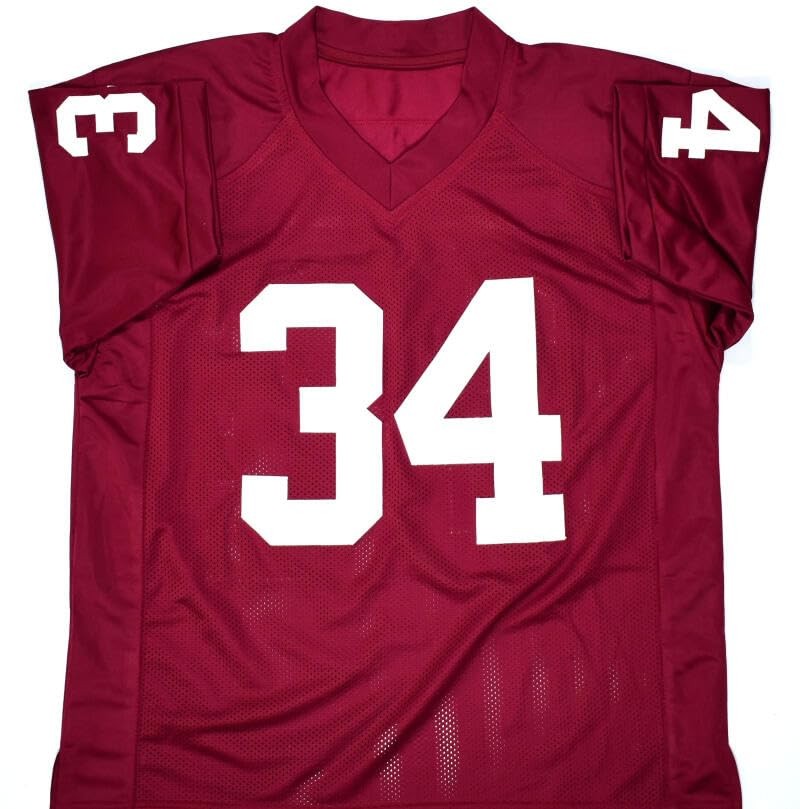 Dante Hall Signed Maroon Custom College Style Jersey