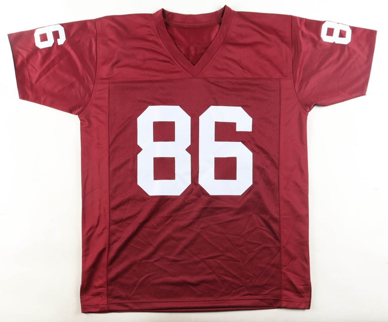 Dan Hampton Signed Arkansas Razorbacks Custom Jersey Beckett COA