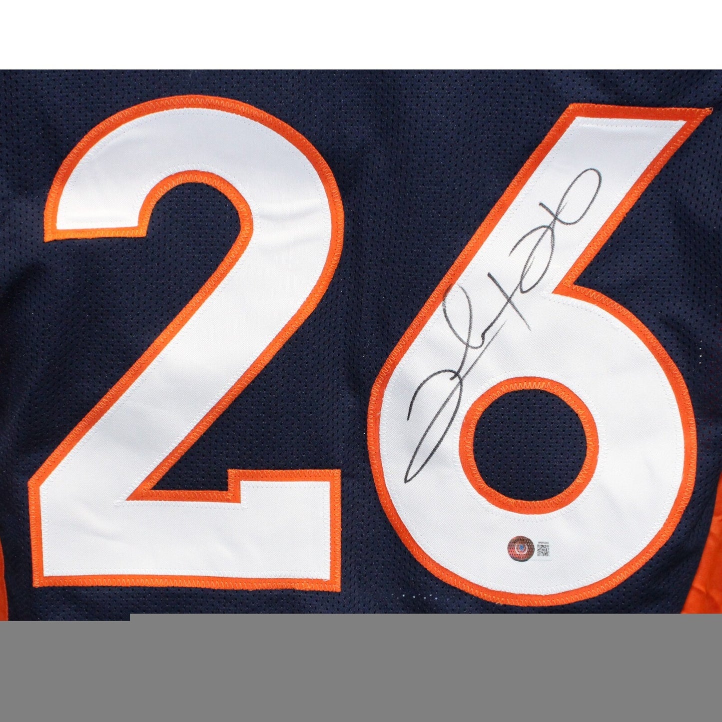 Clinton Portis Autographed Denver Broncos Pro Style Jersey