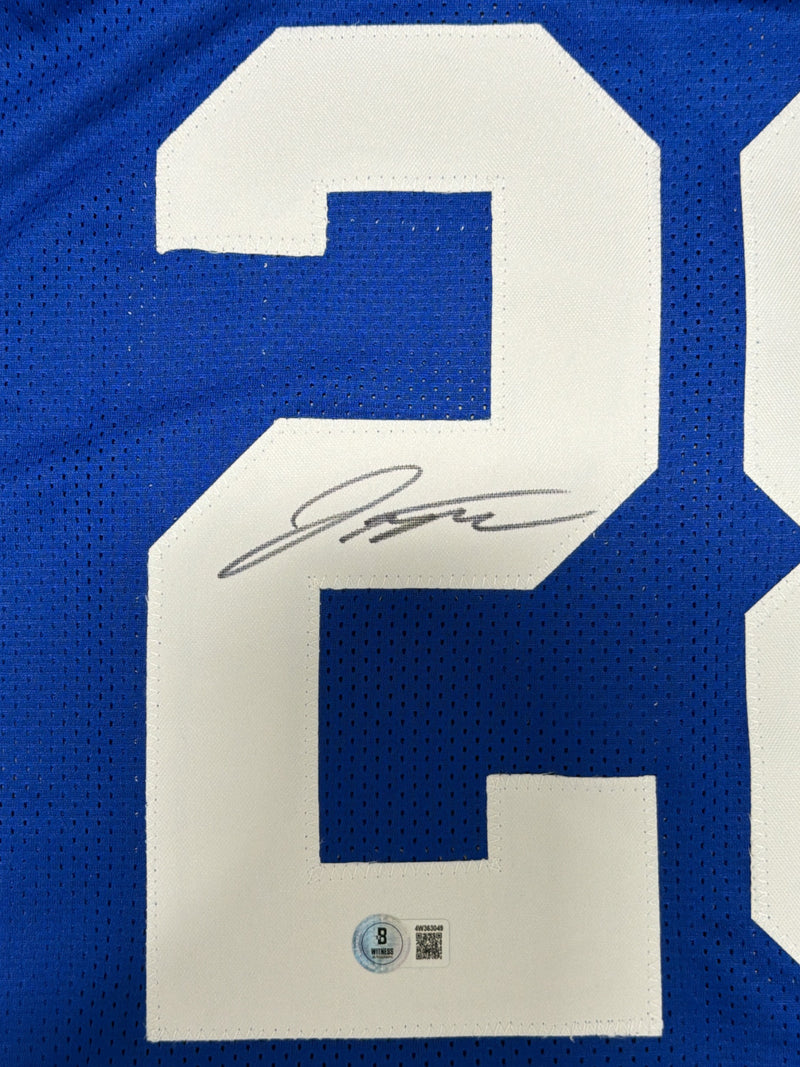Jonathan Taylor Autographed Indianapolis Colts Custom Jersey