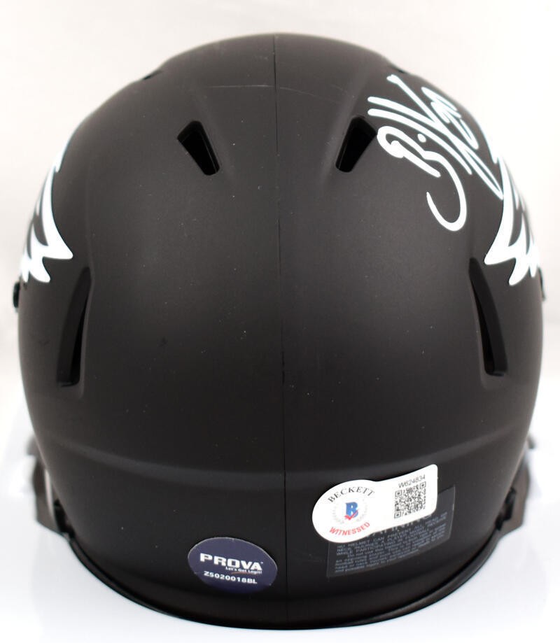 Brian Dawkins Philadelphia Eagles Signed Eclipse Speed Mini Helmet