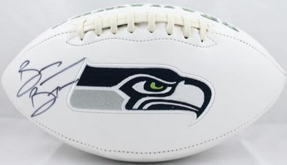 Brian Bosworth Autographed Seattle Seahawks Logo Football