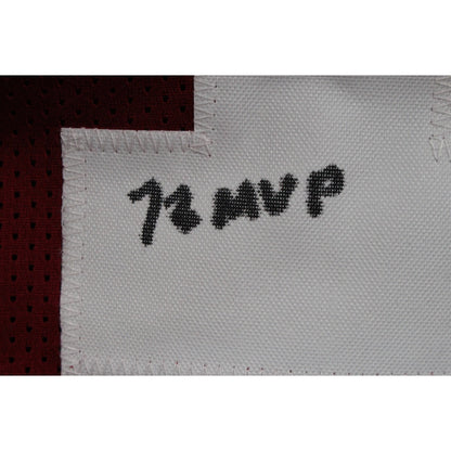 Larry Brown Signed Pro Style Custom Football Jersey (Beckett Witness)