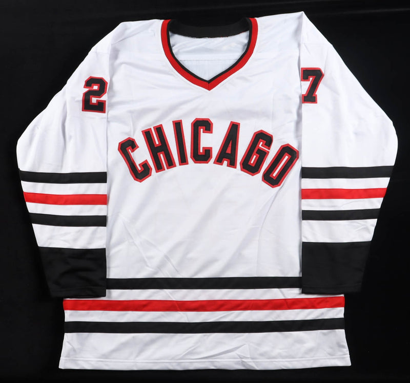 Jeremy Roenick Signed Chicago Blackhawks White Custom Jersey "HOF 24"