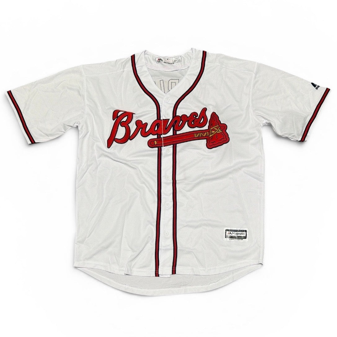 Ozzie Albies Autographed Atlanta Braves Custom Replica Jersey