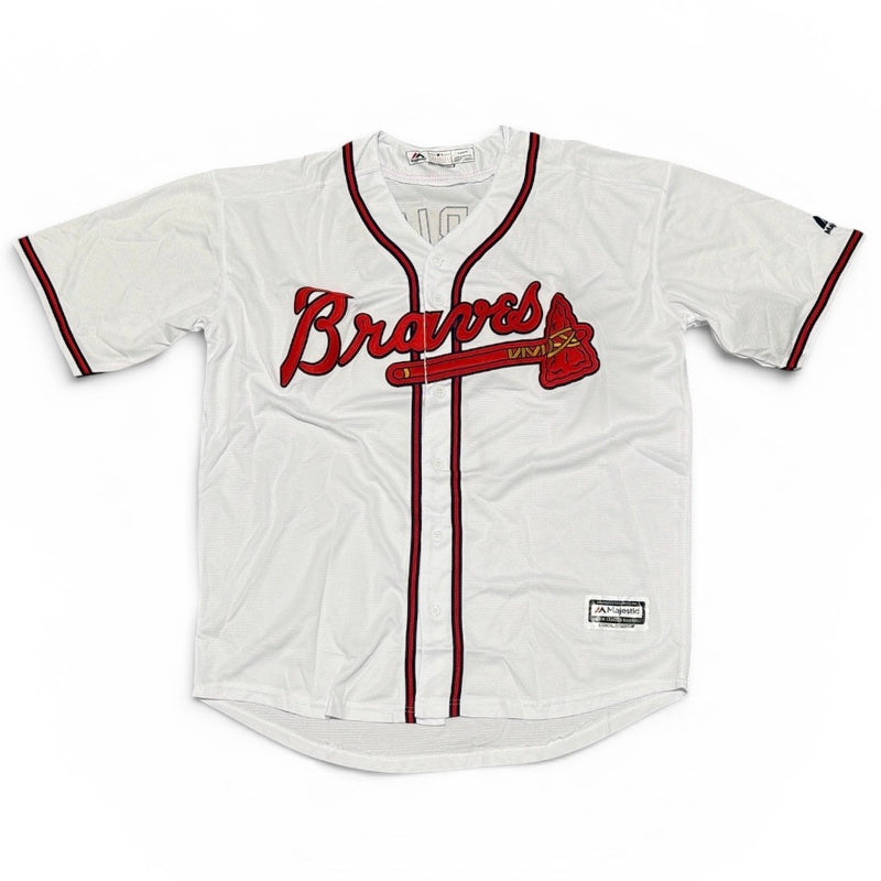 Ozzie Albies Autographed Atlanta Braves Custom Replica Jersey