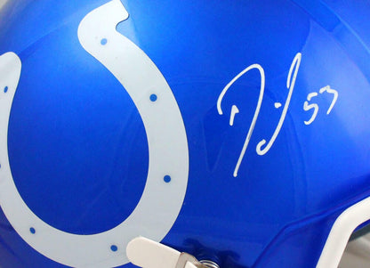 Darius Leonard Signed Indianapolis Colts Full Size Flash Speed Helmet