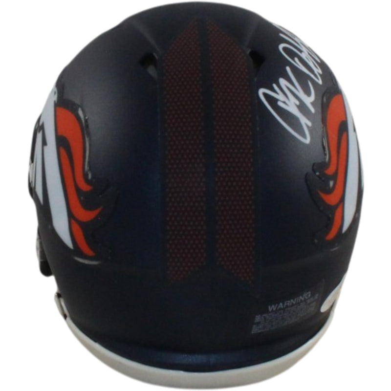 JK Dobbins Signed Denver Broncos Speed Mini Helmet