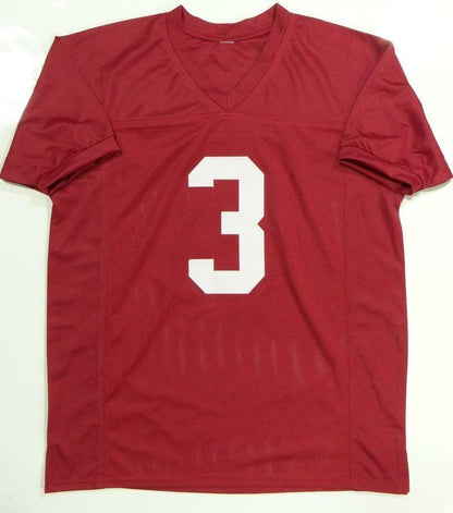 Calvin Ridley Signed Custom Red Football Jersey